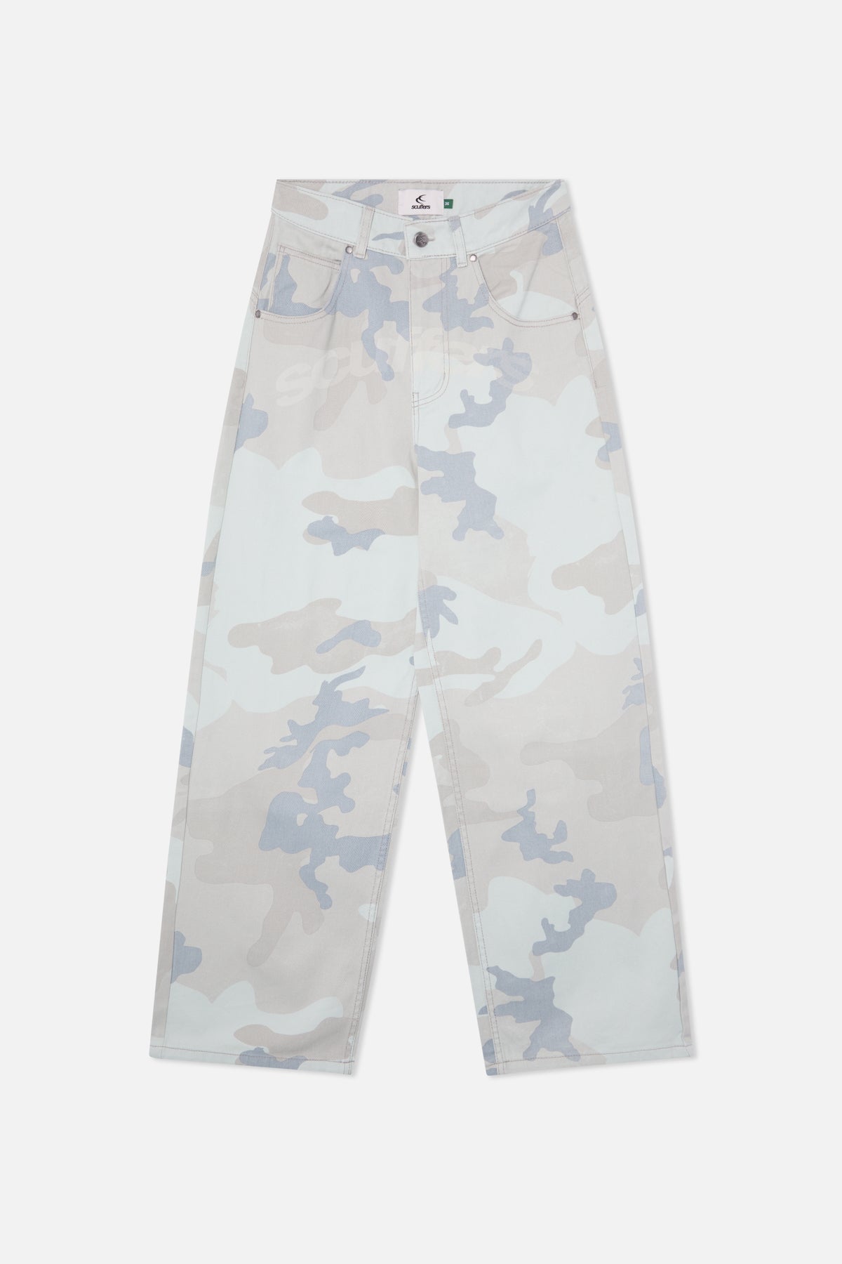 Radiant Light Blue Camo Pants