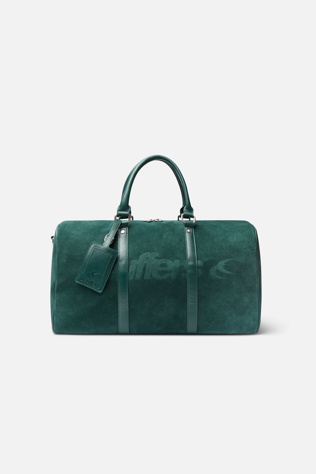 Suede Green Duffle Bag