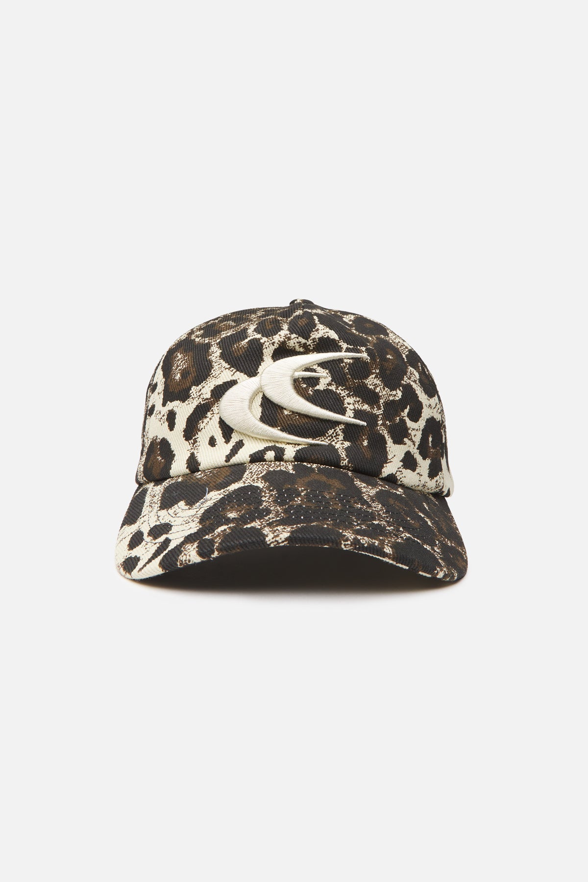 Dogear Brown Leopard Cap