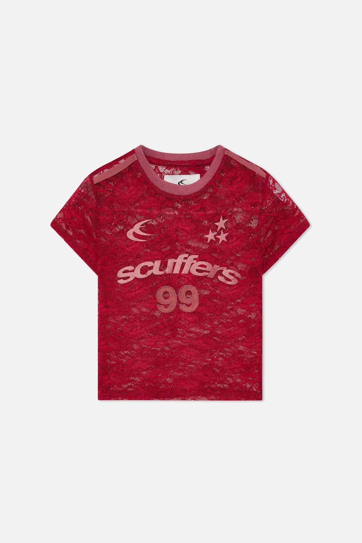 99 Lace Burgundy Top