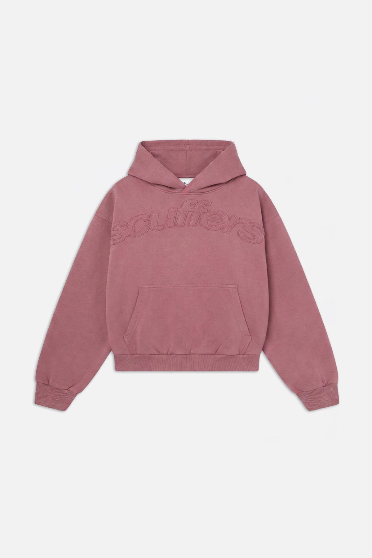 Raw Burgundy Hoodie