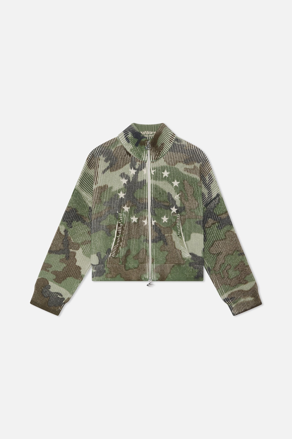 Ea Camo Knit Zipper