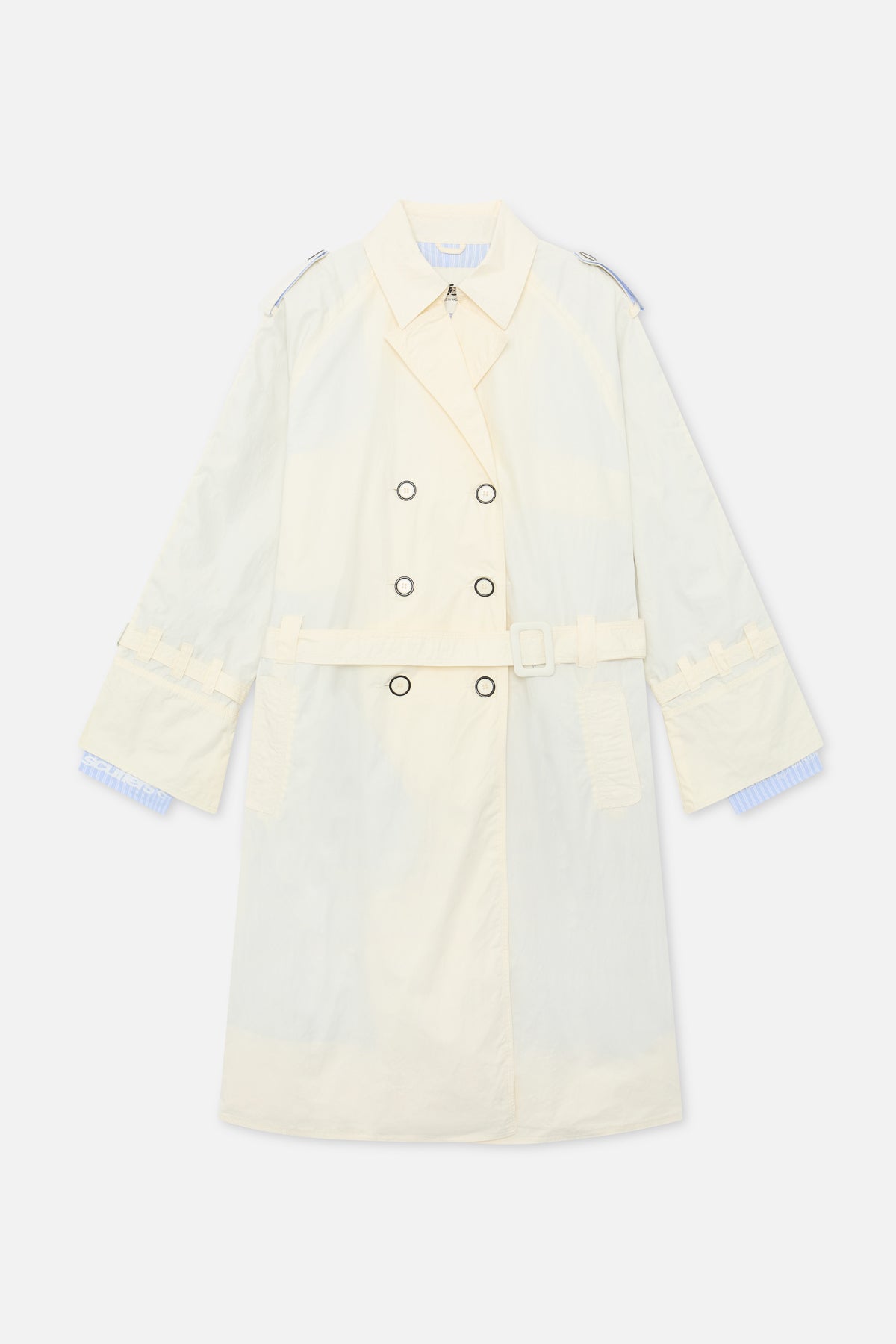 Vichy Ecru Trench Coat