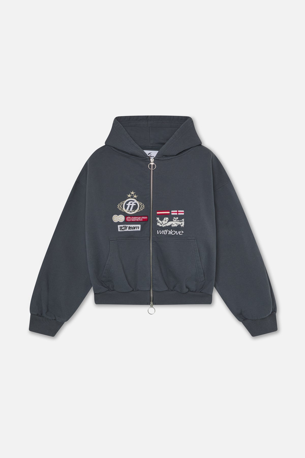 Mayor Dusty Blue Zipper