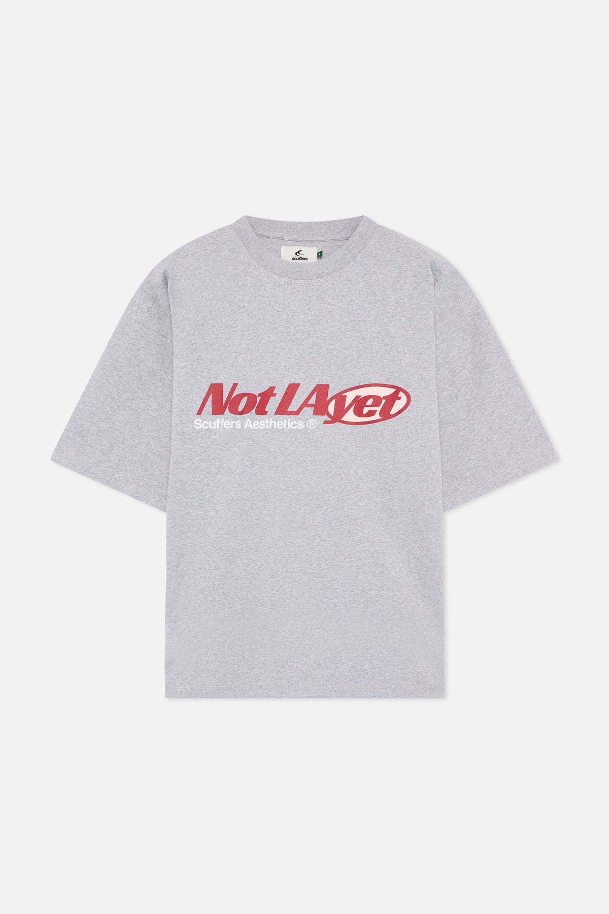 Not LA Yet Grey Melange T-Shirt