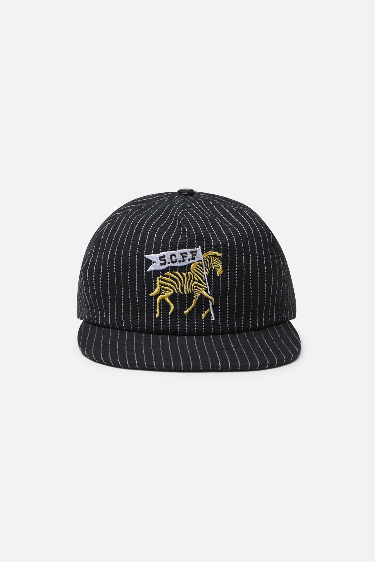 Pinstripe Black Cap