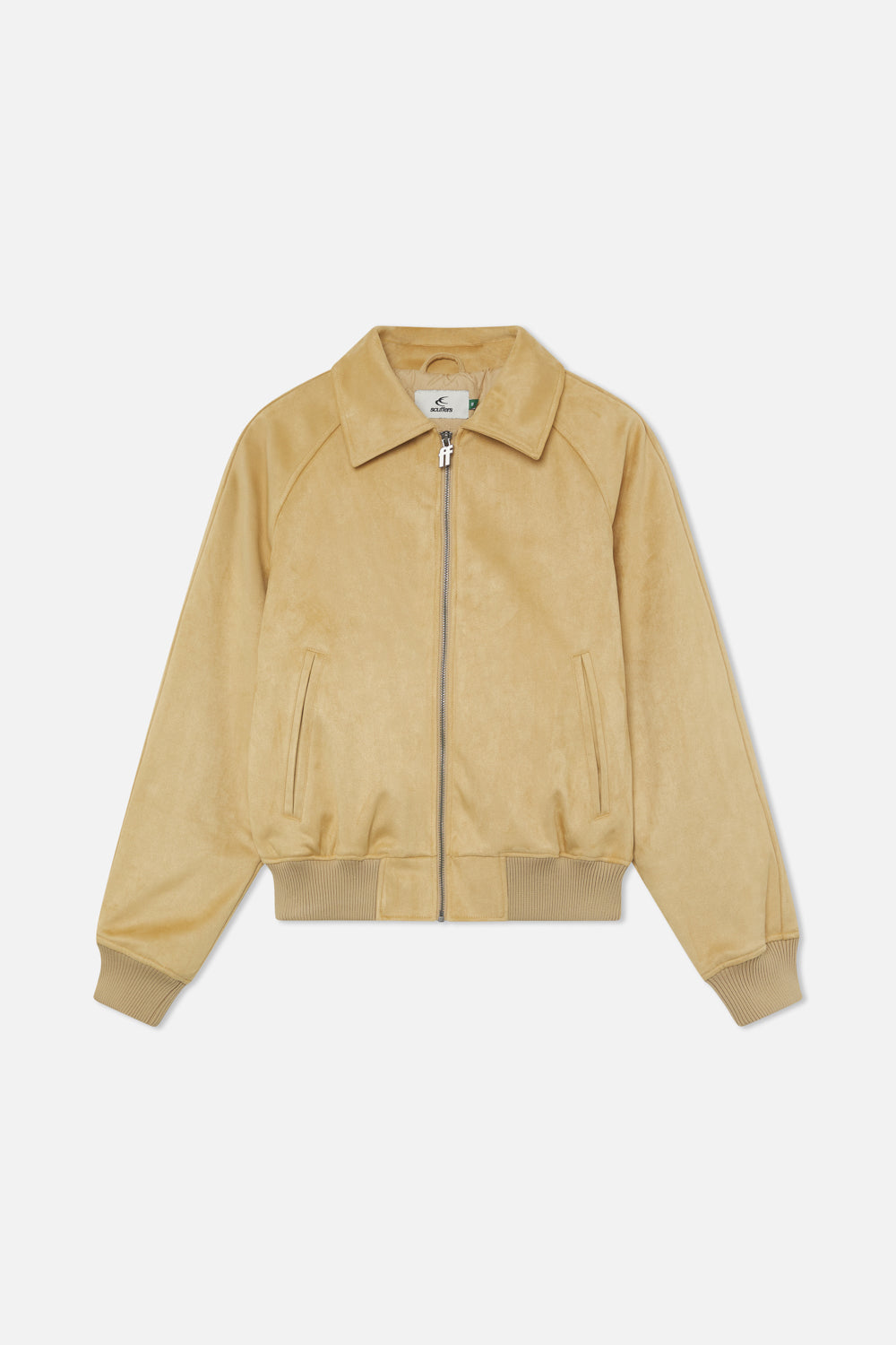 Suede Camel Raw Jacket